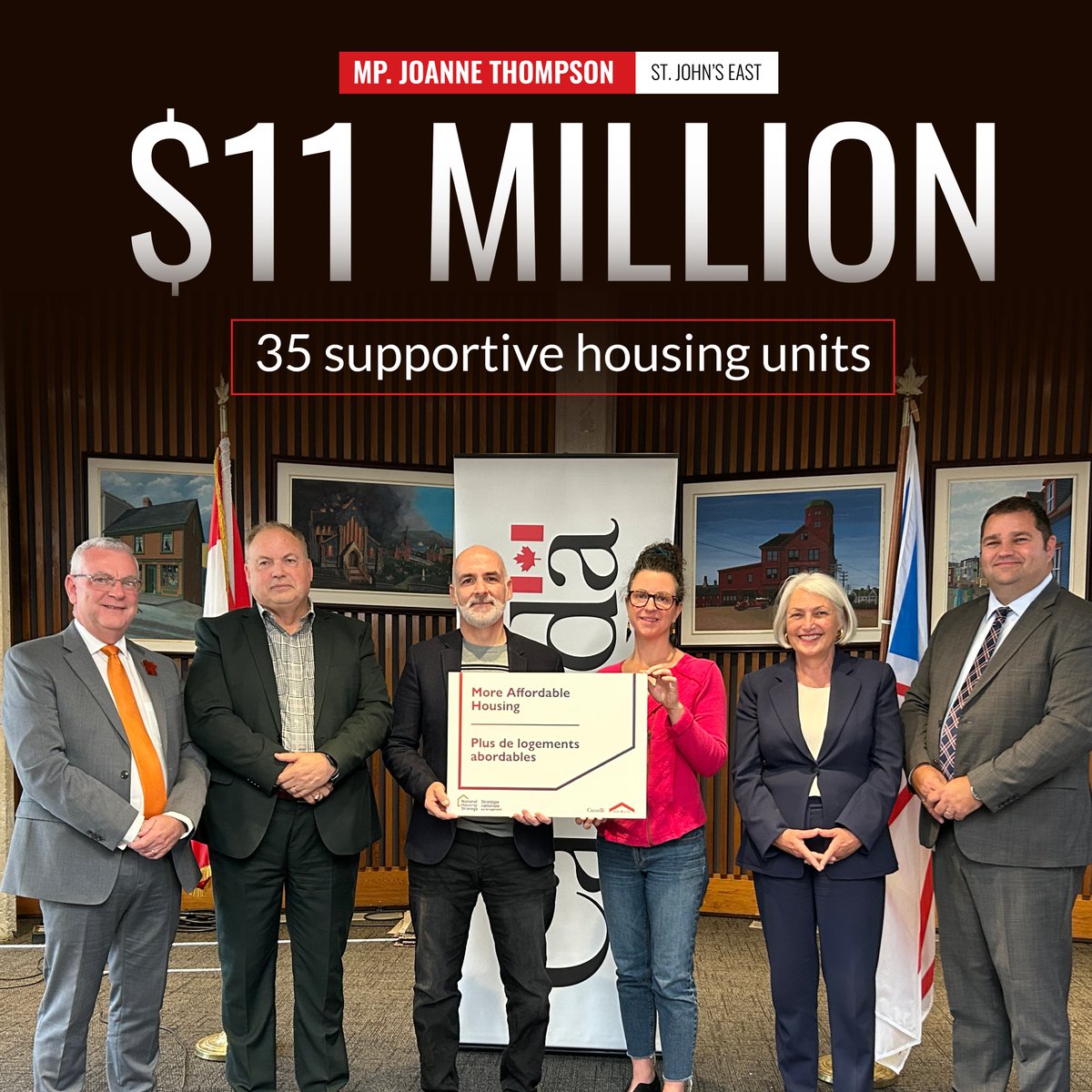 Our Government announced over $11 million through the Rapid Housing Initiative to build 35 supportive housing units.

We are quickly providing new affordable housing for people who need them most.

And we are doing it with driven partners like <a href="/choicesforyouth/">Choices for Youth</a> and <a href="/StellasCircle/">Stella's Circle</a>.