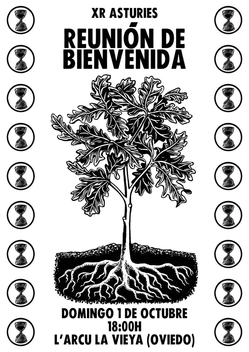¿Sientes ecoansiedad?
¿Quieres combatir la crisis climática?
¿Quieres unirte a un movimiento donde tu voz cuenta desde el primer día?
¿Quieres conocernos?

Asamblea abierta de bienvenida a nuevxs rebeldes
⏰
Domingo 1 de octubre
18:00
L'Arcu la Vieya (Uviéu)

Únete a la rebelión!