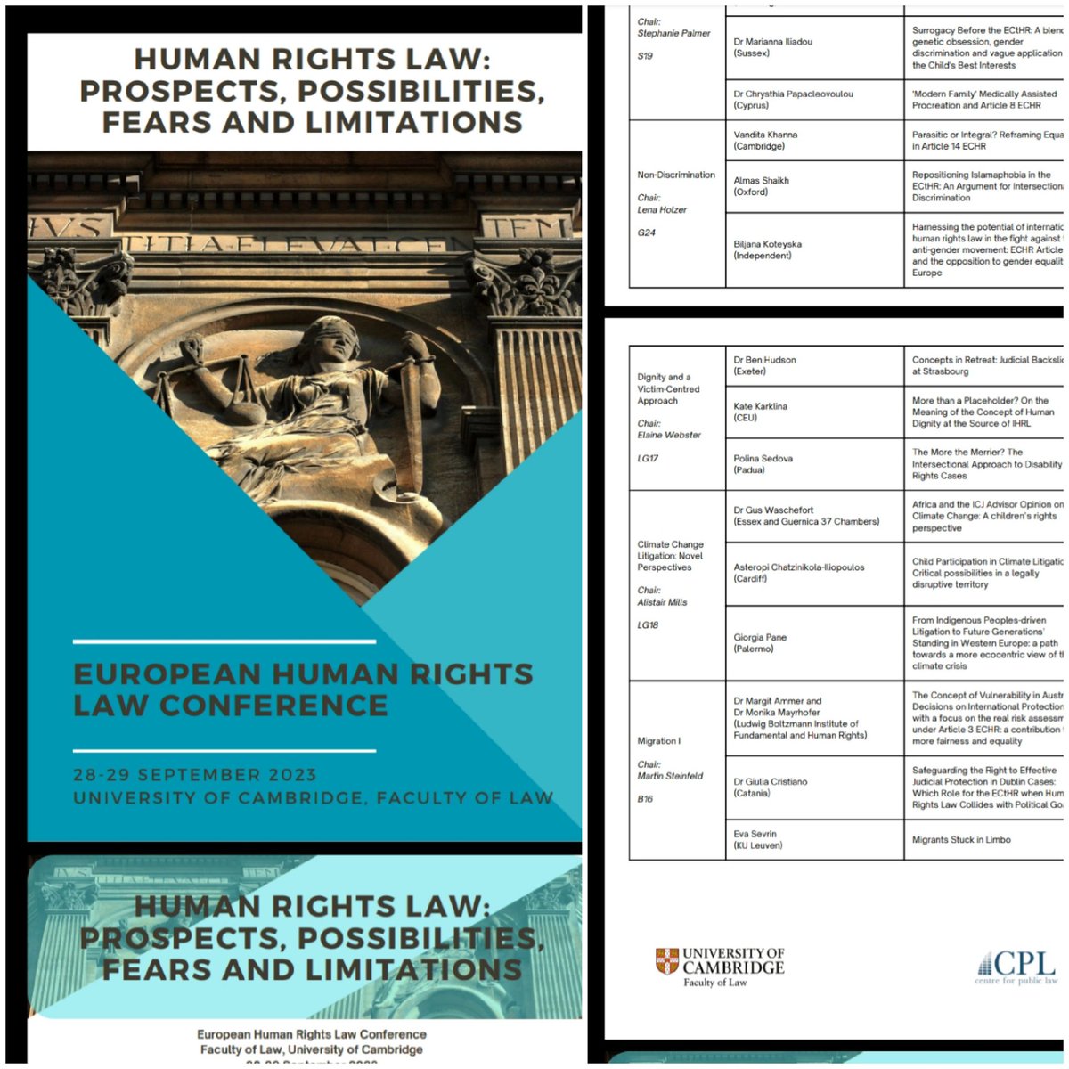 Asteropi Chatzinikola - Iliopoulos (@asteropic) on Twitter photo Such a pleasure to present my work on child #participationĀ in climate #litigationĀ at the inaugural <a href="/EHRLC23/">EHRL_Conference23</a> <a href="/cambridgelaw/">Faculty of Law</a> A huge thank you to the organisers for a stellar lineup of speakers and topics & to the audience for the thought-provoking questions! <a href="/CardiffLaw/">Cardiff Law</a>Ā <a href="/SWWDTP/">SWWDTP</a> Such a pleasure to present my work on child #participationĀ in climate #litigationĀ at the inaugural <a href="/EHRLC23/">EHRL_Conference23</a> <a href="/cambridgelaw/">Faculty of Law</a> A huge thank you to the organisers for a stellar lineup of speakers and topics & to the audience for the thought-provoking questions! <a href="/CardiffLaw/">Cardiff Law</a>Ā <a href="/SWWDTP/">SWWDTP</a>