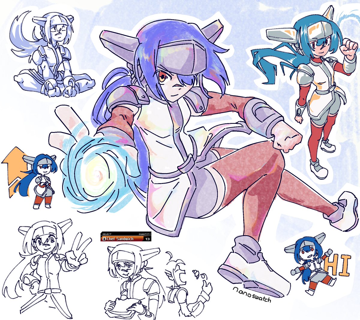 NanoSwatch's tweet photo. hi! lea! hi!
bye...

#crosscode https://t.co/u0yTFn37gi
