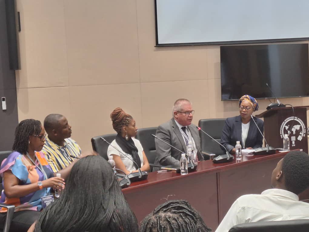 CassyMtine's tweet photo. Amazing networking at #LusakaSLUSH’D today.
Honored to have been a panelist showcasing strides &amp; trends for Agritech in 🇿🇲 as #AgriPredict. 
#TiyendePamodzi https://t.co/VQtblXo9eH