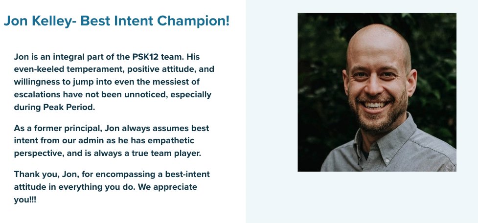 I am truly blessed to work alongside a great team! This recognition is a reflection of the terrific support I have received from my amazing colleagues. #grateful