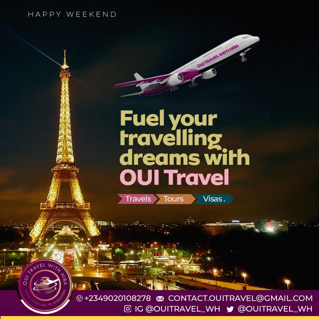 OUITRAVEL_WH's tweet photo. Phew! It's finally the weekend! A great time to explore your adventure with us!

While you think of the things to do to relax, do not forget to sign up for our PARTNERSHIP package. It's a great way to EARN and SAVE MORE! Send a DM. https://t.co/vUscgPQZY8