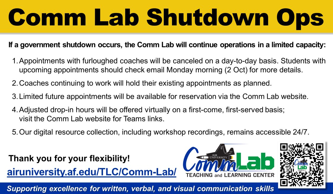 Air University Teaching & Learning Center tweet media