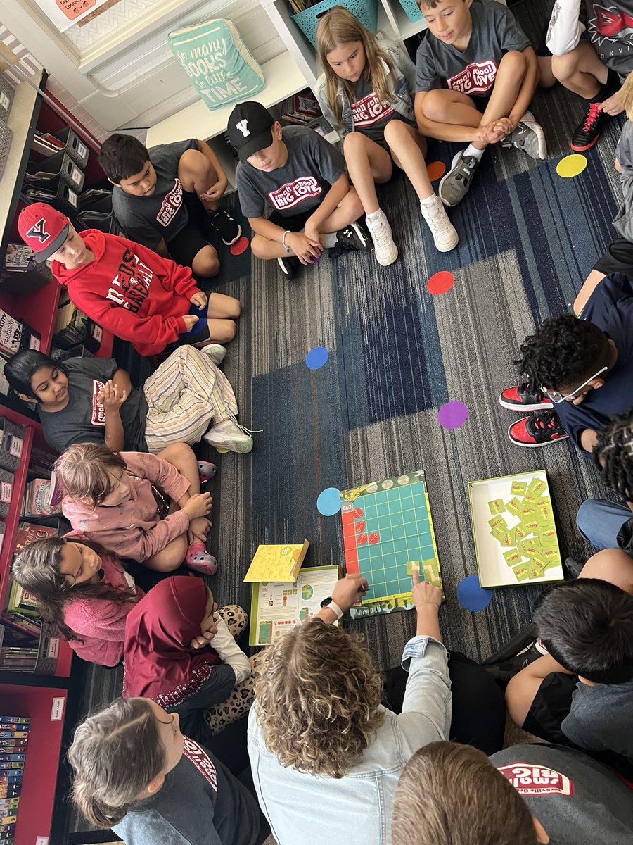 Some of the best lessons aren’t taught in books. 🧩🦊 Thanks for the invite <a href="/115ygs/">Yorkville Grade School</a> <a href="/thehaf4/">Melinda Hafenrichter</a> to Friday game time.