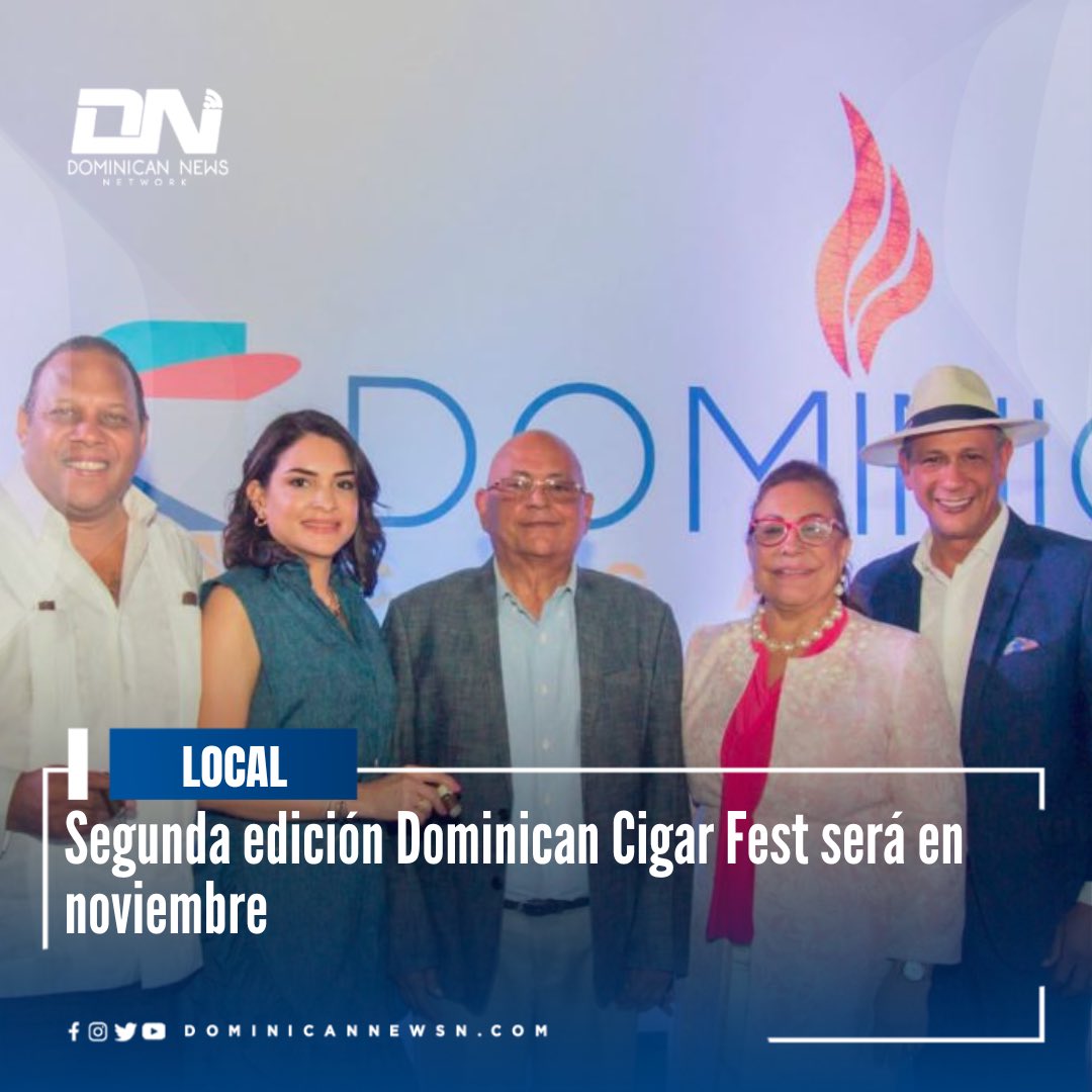 Con un alto compromiso de proyección y expansión del sector tabaquero del país, la Asociación Dominicana de Cigarros y Tabaco (ADOCITAB) anunciaron la segunda edición del “Dominican Cigar Fest”.

#NoticiasDNN