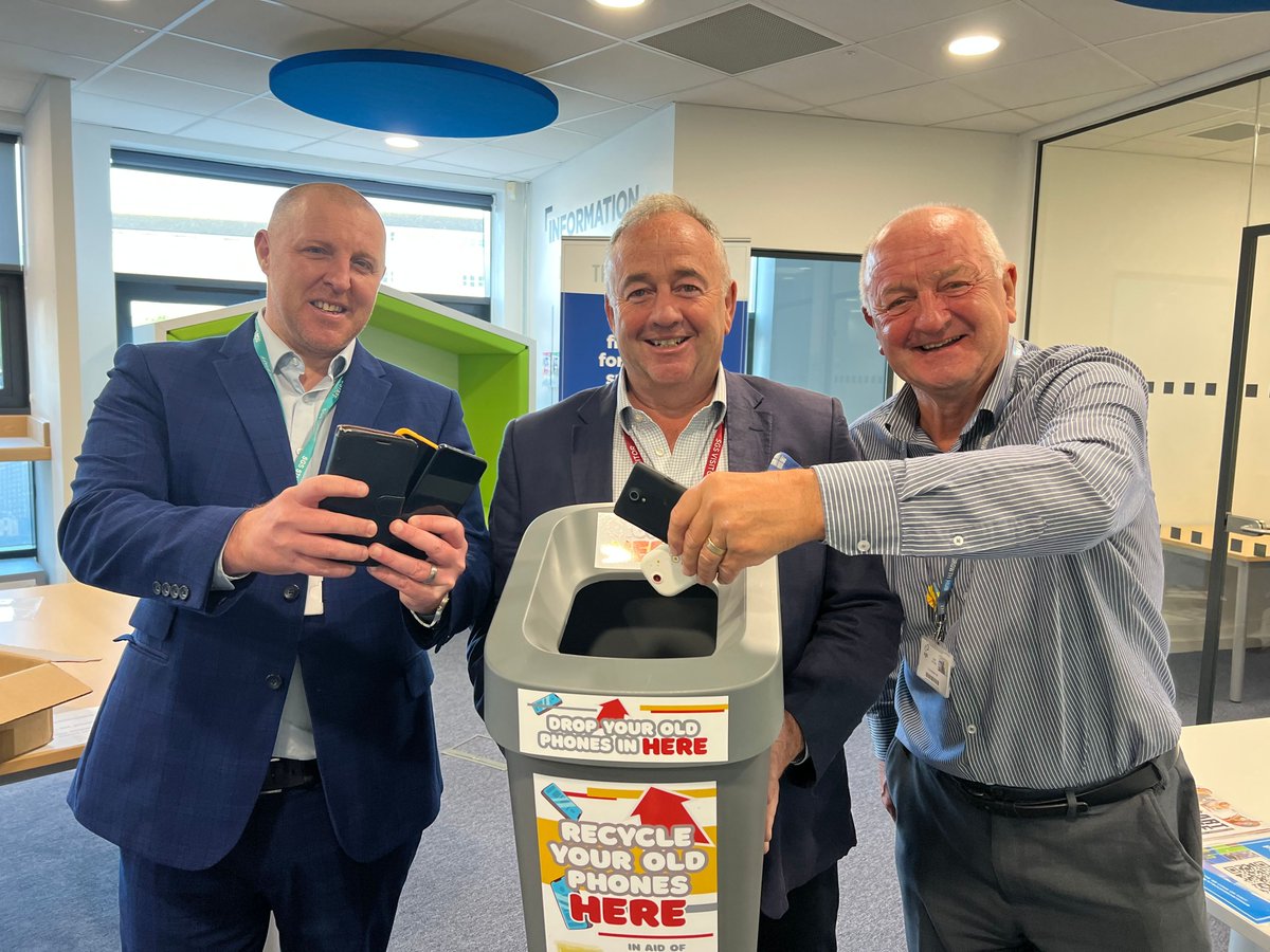 growthhubstroud's tweet photo. We are pleased to be supporting a new county wide initiative to recycle old phones. 

The campaign will see old and unused phones either upcycled and sold, or disposed of safely. All profits will be donated to The Nelson Trust, a Stroud based charity. 

https://t.co/rOGA0joThY https://t.co/3zl89ytWpU