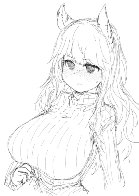 ペルシカ似せるのムズくておっぱいしか似せられない 