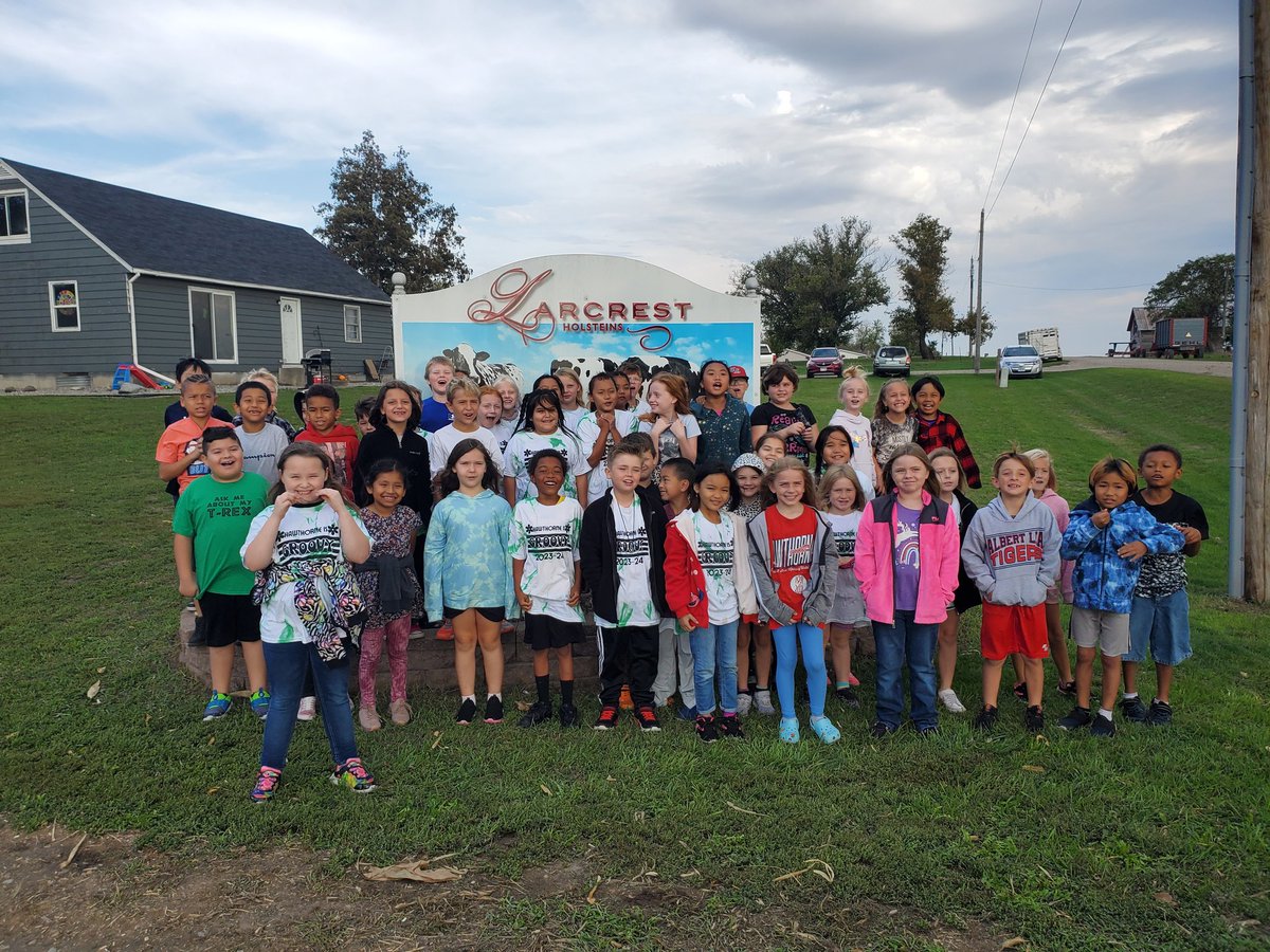 Another year of learning about agriculture! Students loved petting all of the farm animals!