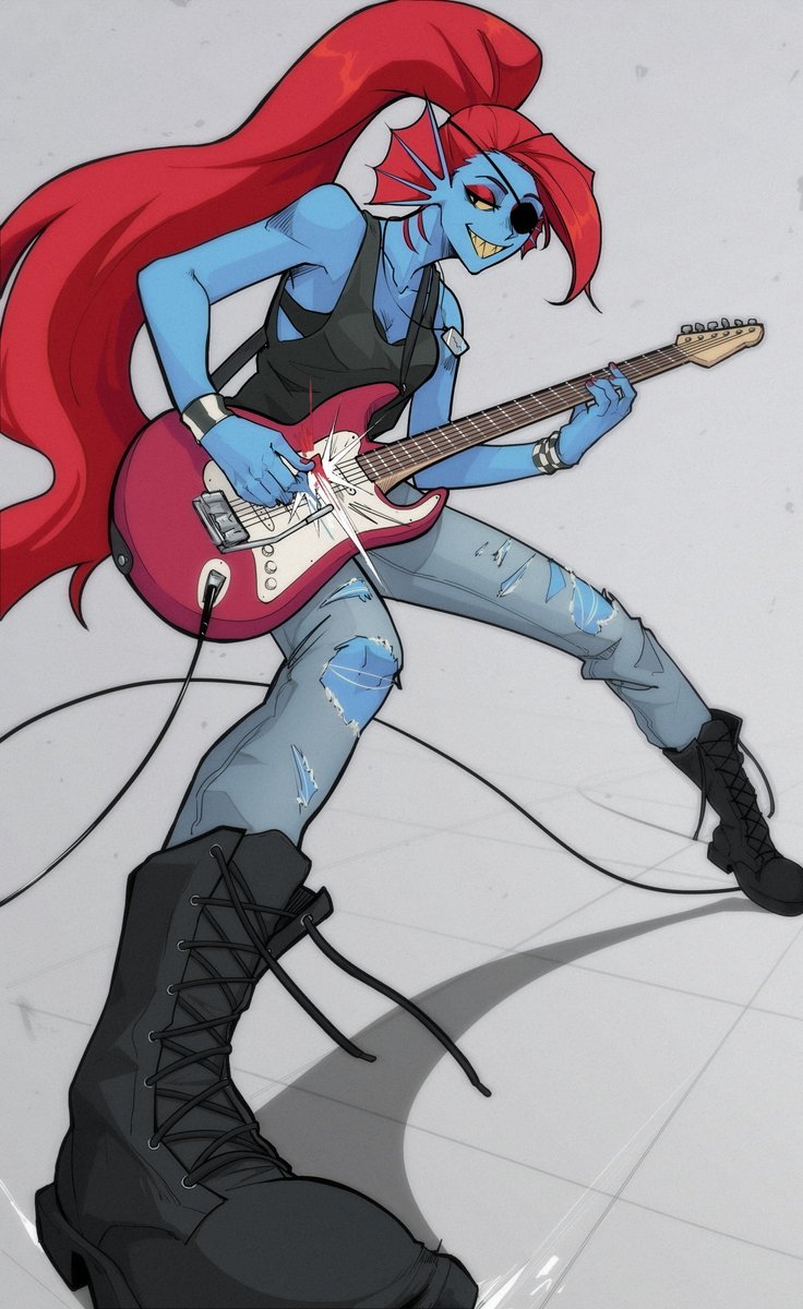 tomonaku22's tweet photo. Undyne [Comm] https://t.co/lSbJmD2tLk