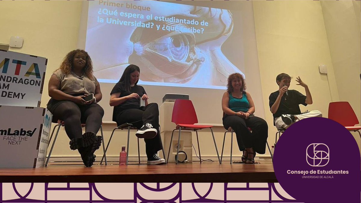 🟣 #CEUAHComunica
Ayer participamos en la presentación del informe sobre “Experiencia del estudiantado en SUE” organizada por @espacios_edusup.

En ella, pudimos tratar varias temáticas relativas a la implicación del estudiantado en los problemas relativos a la universidad.