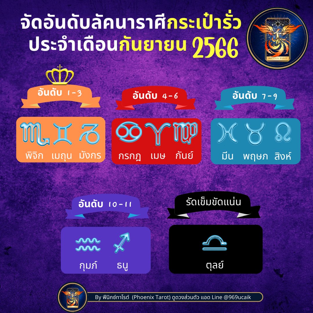 ดูดวงกับ ฟีนิกซ์ทาโรต์ (Phoenix Tarot TH) (@PhoenixTarotTH) / Posts / X