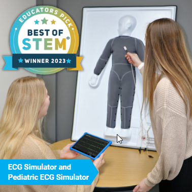 RealityworksInc's tweet photo. #behindthescenes We're excited to announce that both our ECG Simulator &amp; Pediatric ECG Simulator were named Best of STEM for CTE Training: Health Science in the 2023 Educators Pick Best of STEM Awards.
https://t.co/6u2Yxqc0bB

#BestofSTEM #BestofSTEM2023 #Realityworks #ECG #EKG https://t.co/ZUmclfhXej