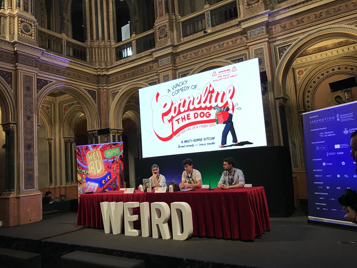 WEIRD (@weirdmarket) on Twitter photo Seguimos con "Taste Buddies", una serie de anTerminamos los pitchs de este bloque y jornada con "La verdad te rechaza, Cornelius" proyecto de cómic de Marc Torices y cortometraje con <a href="/KhrisCembe/">Khris Cembe</a> y producción de <a href="/hampastudio/">HAMPA STUDIO</a> 🐶 Seguimos con "Taste Buddies", una serie de anTerminamos los pitchs de este bloque y jornada con "La verdad te rechaza, Cornelius" proyecto de cómic de Marc Torices y cortometraje con <a href="/KhrisCembe/">Khris Cembe</a> y producción de <a href="/hampastudio/">HAMPA STUDIO</a> 🐶