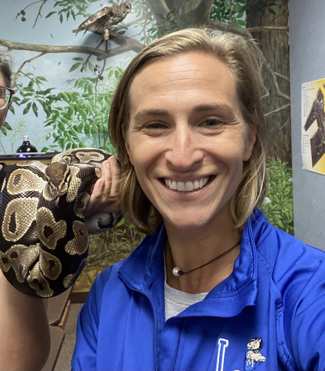 mrsschneida's tweet photo. Royal Python selfie at Campbell County Environmental Day Csmp https://t.co/vyrnS6Cdeg