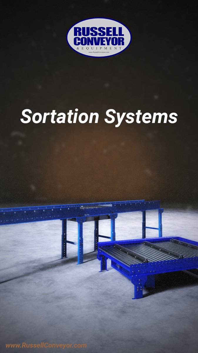 russellconveyor's tweet photo. At Russell Conveyor, we excel in creating efficient sortation systems that streamline your operations. https://t.co/QxqQ3PPj0C #SortationSystems #Efficiency #Logistics https://t.co/zITBcTN474