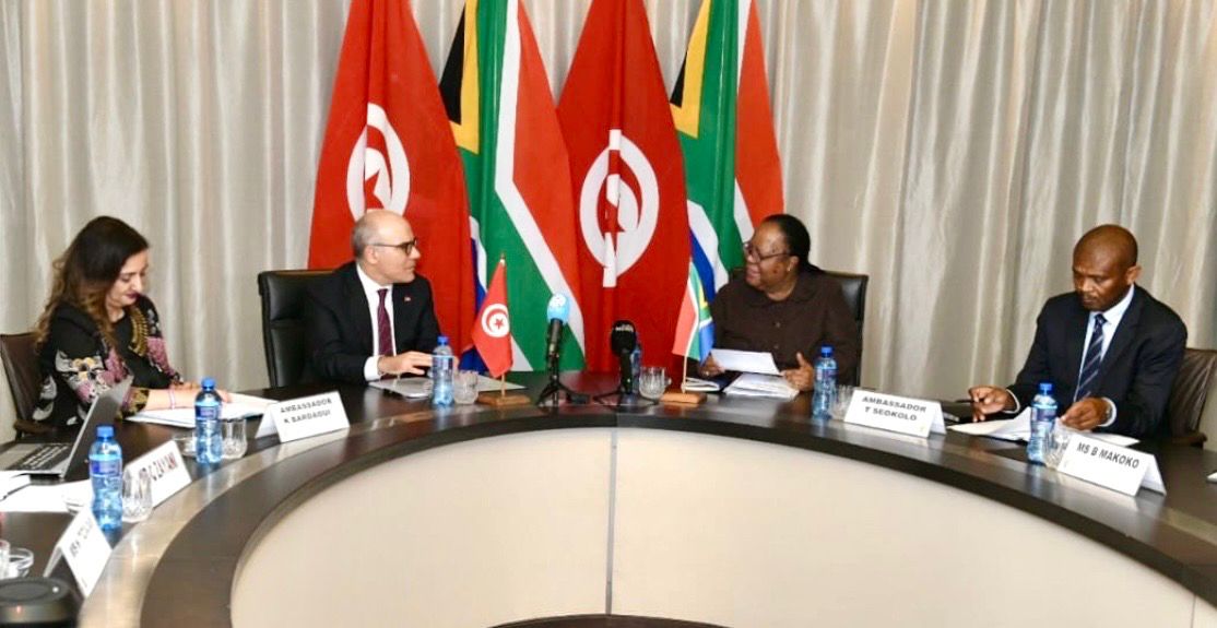 We reiterated support of both countries for the cause of 🇵🇸 people.
🇿🇦 congratulated 🇹🇳on #UNESCO’s addition of #Djerba to #World_Heritage_sites. I expressed sincere appreciation and deep gratitude to Minister Pandor, for warm reception &amp; gracious hospitality.