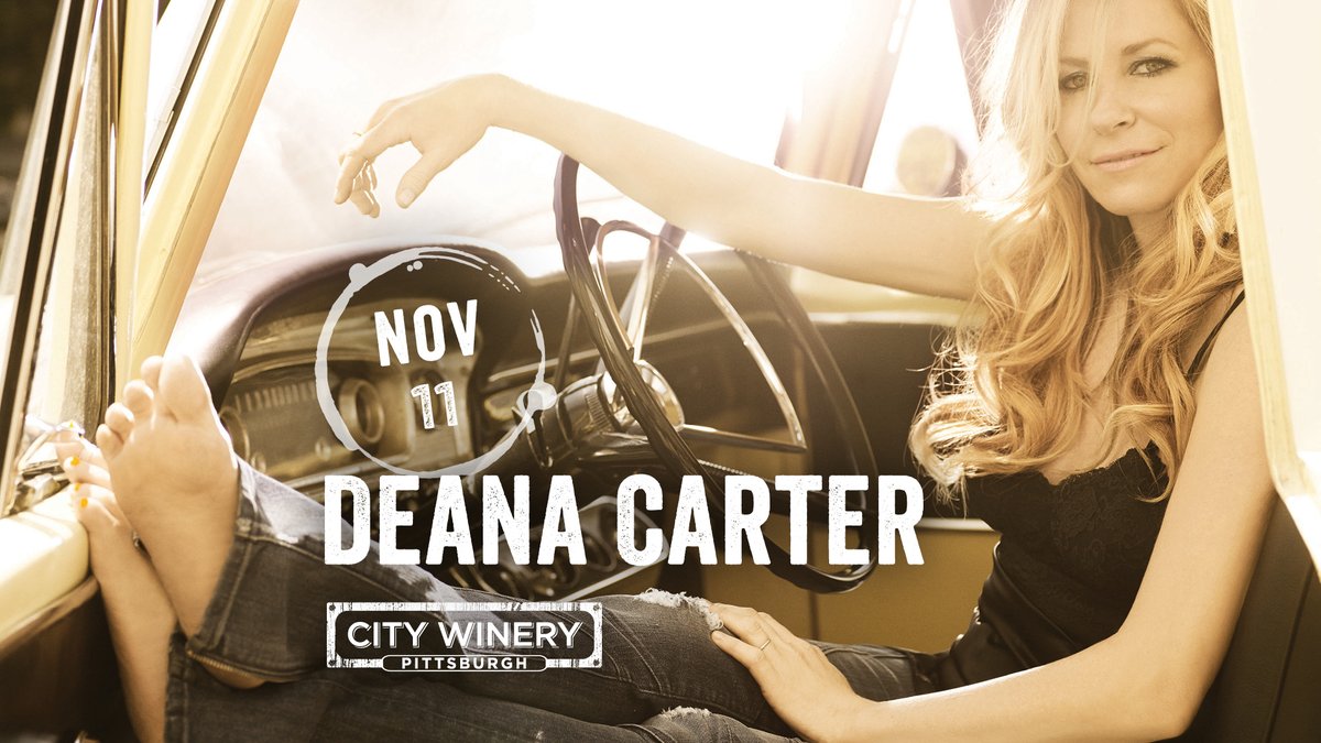 Pittsburgh, PA! Come see me LIVE and in concert at the @CityWineryPGH on November 20th, 2023! Get more information here: pittsburgh.citywinery.com/event/deana-ca… I hope to see you there! #deanacarter #strawberrywine #womenincountry #90scountry #countrymusic