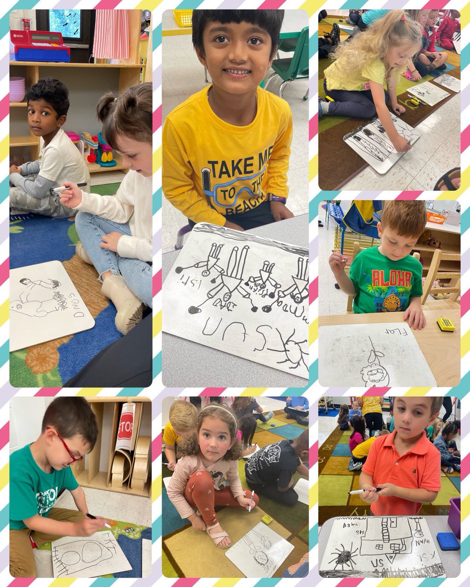 Super proud of these #Kindergarten students that are part of the Brave Writer’s Club! 

Today they worked hard with a partner to use all that they know to label their pictures! 🖼️🖍️📝  

They are embracing our year of #determination! 

@TCRWP @MTL_CSZumpettaK