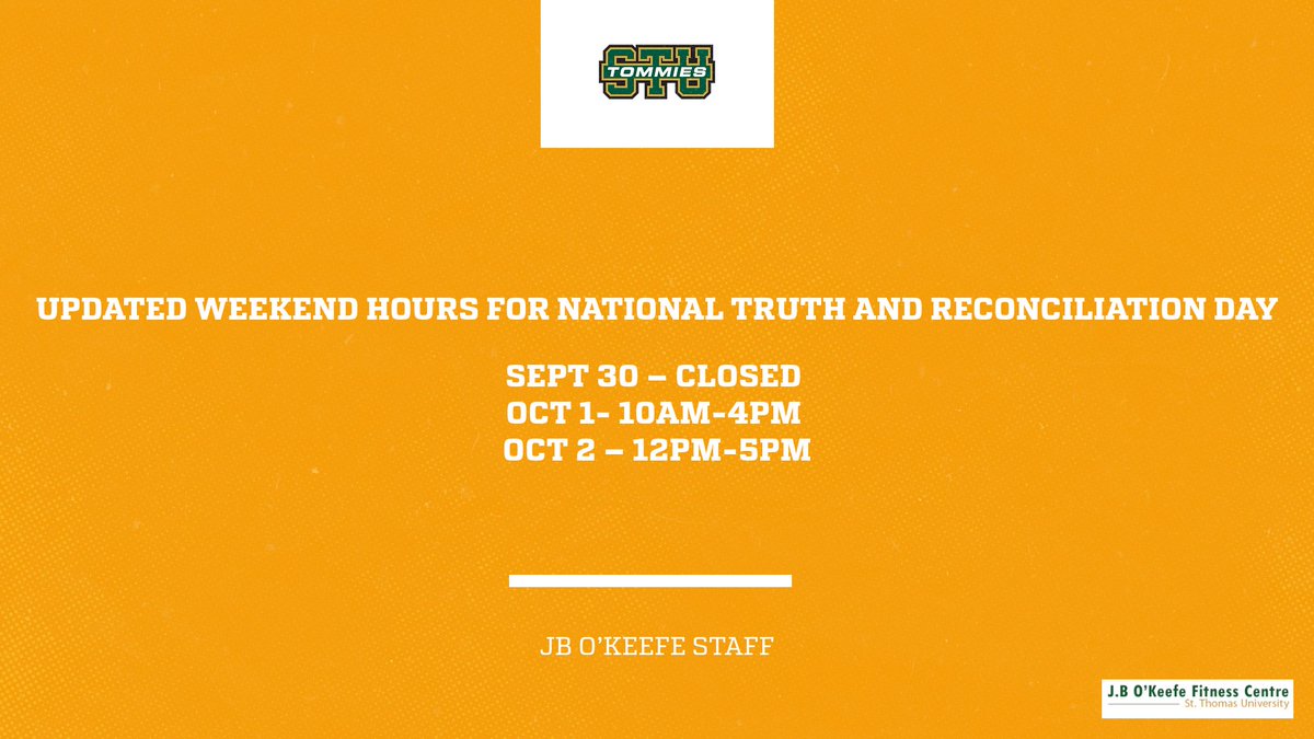 sturecreation's tweet photo. Please see the updated hours for the weekend of National Truth and Reconciliation Day.  

https://t.co/XXqyovApgL https://t.co/hXdUgKyXz1