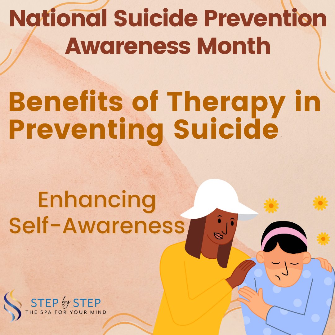 #TherapeuticJourney #BreakTheSilence #EndStigma #StepByStepSpa #SeekingHelp #YouMatter #PreventSuicide #SafeSpace #Empowerment #MentalHealthSupport #PositiveChange #ChooseLife #StrengthInTherapy