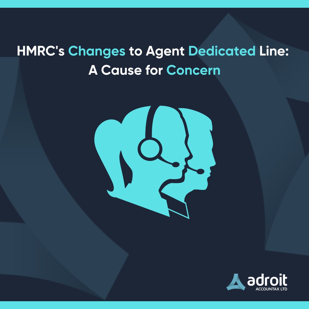 Have a look at our latest blog where we talk about  the changes being made to the agent dedicated line.

adroitaccountax.com/blog

#blog #changes #hmrc