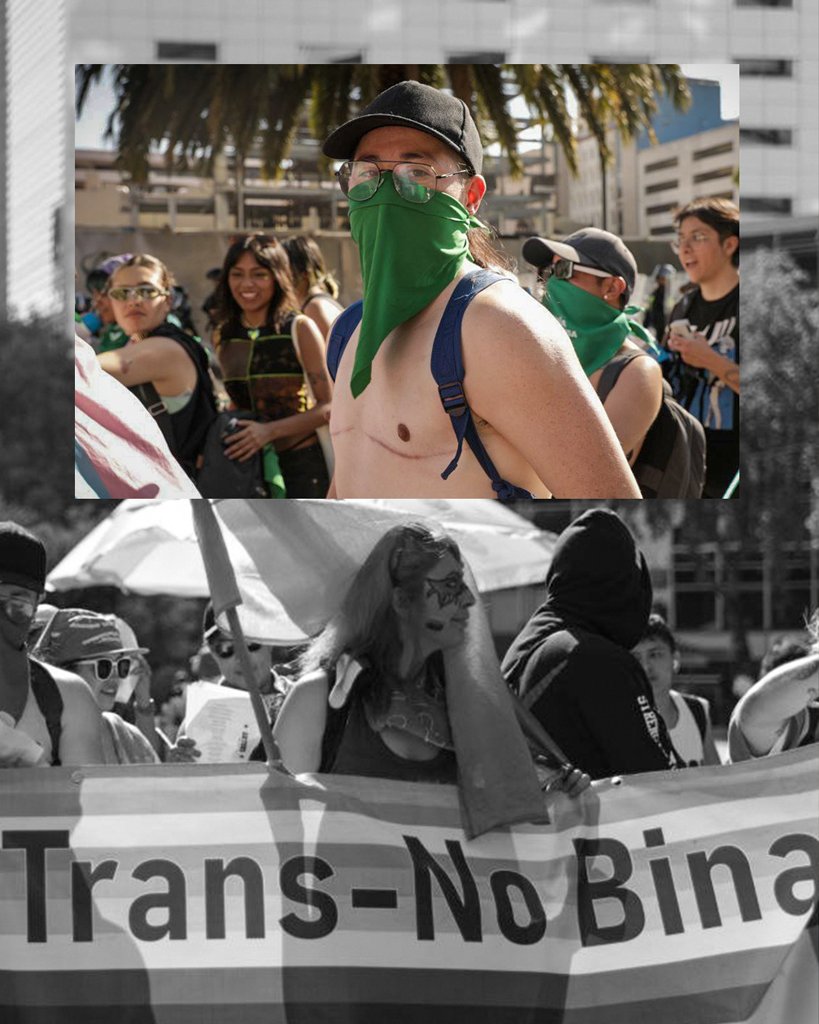 LuchadorasMX's tweet photo. Cobertura #28S [Parte 1/3]💚
💚En espera de la sentencia final que elimina el aborto como delito federal, tomamos de nuevo las calles para luchar por nuestro derecho a decidir 💚
#CDMX 📸@LaPauHC  @La_Plascencia https://t.co/cDw2MUurJQ