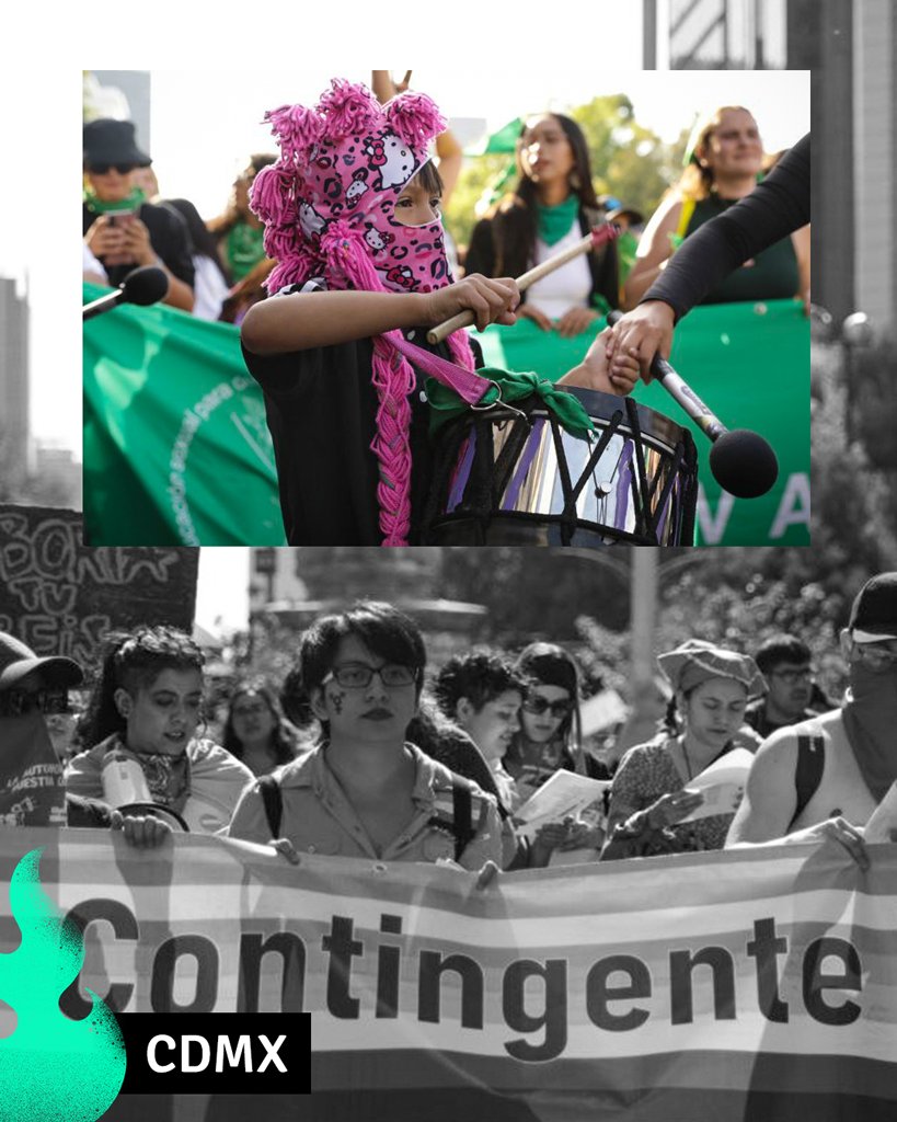LuchadorasMX's tweet photo. Cobertura #28S [Parte 1/3]💚
💚En espera de la sentencia final que elimina el aborto como delito federal, tomamos de nuevo las calles para luchar por nuestro derecho a decidir 💚
#CDMX 📸@LaPauHC  @La_Plascencia https://t.co/cDw2MUurJQ