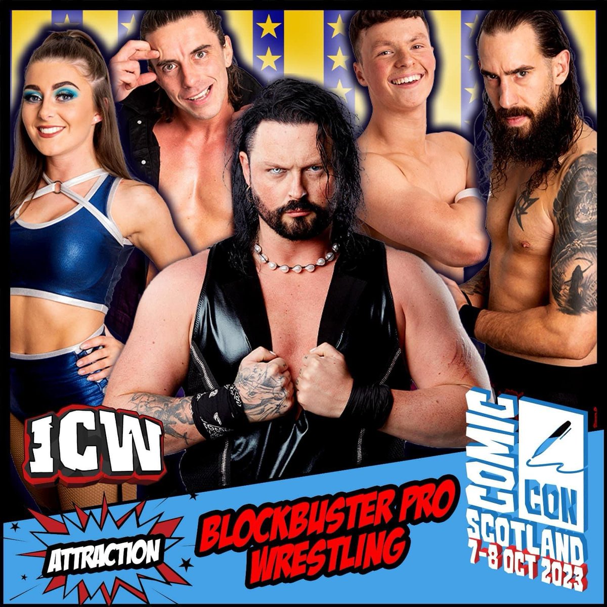 ICW and Blockbuster heading to Edinburgh. This will be fun.