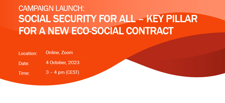 <a href="/Act_Svk/">Act Svenska kyrkan</a> är stolt medlem i den internationella kampanjen för Social trygghet för alla.
Välkommen till lanseringen!
🧭Zoom  
📅4 okt 2023
⏰15-16
@EBACommittee <a href="/uniontounion/">Union to Union</a> <a href="/concordswe/">CONCORD Sverige</a> <a href="/Sida/">Sida</a> 
Info &amp; registrering: socialprotectionfloorscoalition.org/2023/09/campai…