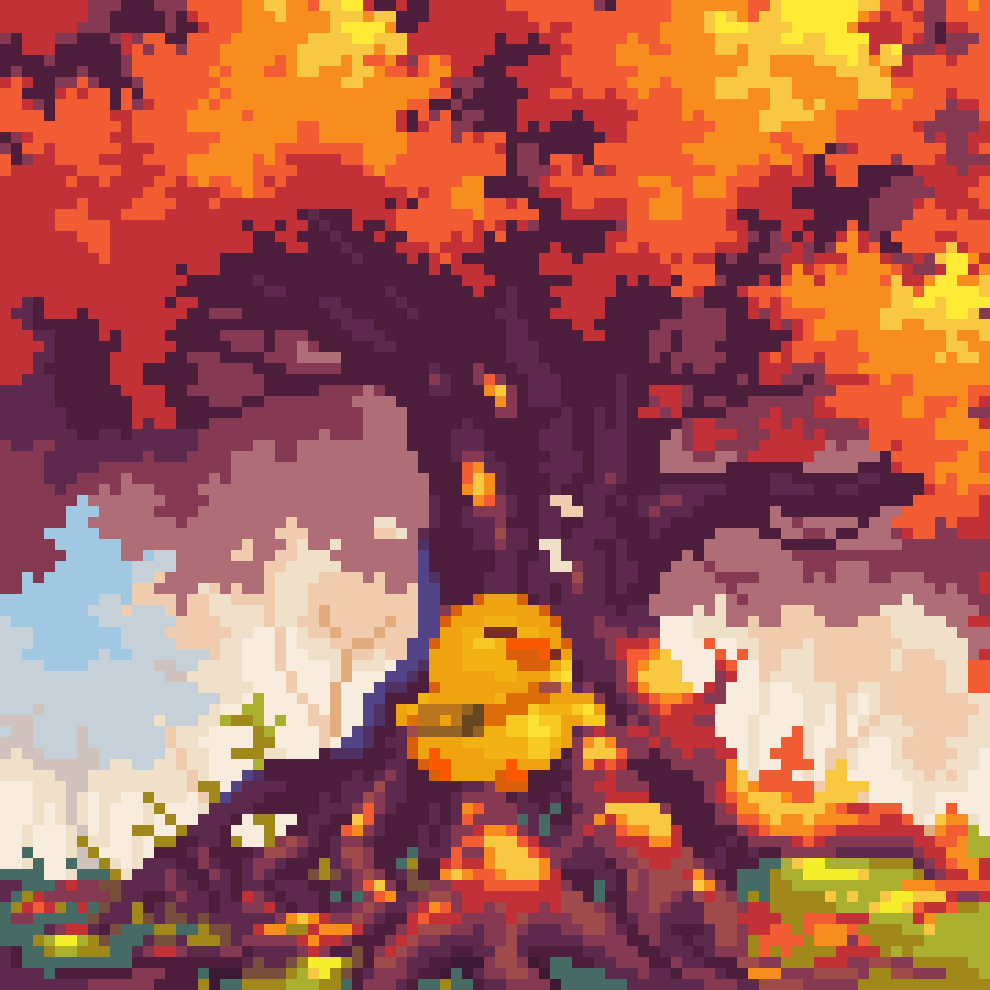 (⁠ ⁠ꈍ⁠Θꈍ⁠) z Z
You're doing great. Keep going, and don't forget to take care of yourself along the way. 💖🫂 

#pixelart #ドット絵 #dotpic #wip