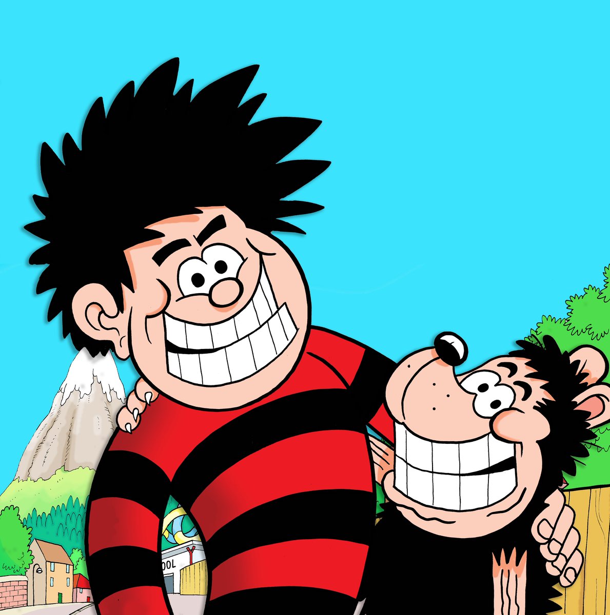 Does anyone else have a face like Dennis today? (If not, you’re obviously not reading your Beano…) 🧐

It’s National Smile Day and the whole of Beanotown is sporting top cheesers, as you should, it’s Friday after all 😁