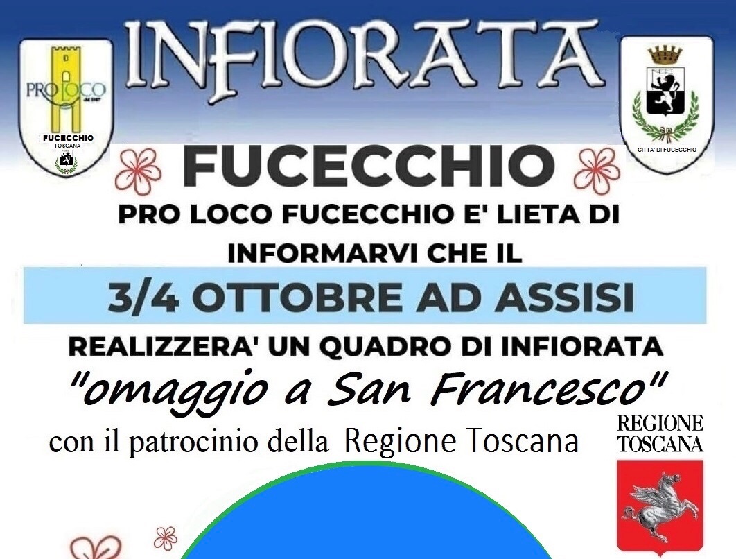 infioratafucecc's tweet photo. Il 3 ottobre il gruppo infioratori di Fucecchio tornerà a realizzare un quadro di infiorata dedicato a San Francesco ad Assisi con il patrocinio della regione Toscana e della Città di Asssisi quest’anno con il supporto degli infioratori di Spello https://t.co/O6D1F3jeu0