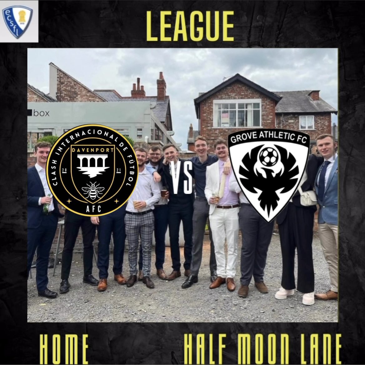 Davenport St Anthony’s A.F.C (@davenport_afc) on Twitter photo Big weekend for the dav this weekend, first off the gaffers wedding day and then we face <a href="/GroveAthleticFC/">Grove Athletic FC</a> at home 🟡⚫️
🆚 Grove Athletic
🏟 Half Moon Lane
🗓 Sunday 1st October
🕑 10.45am
🏆 League Big weekend for the dav this weekend, first off the gaffers wedding day and then we face <a href="/GroveAthleticFC/">Grove Athletic FC</a> at home 🟡⚫️
🆚 Grove Athletic
🏟 Half Moon Lane
🗓 Sunday 1st October
🕑 10.45am
🏆 League