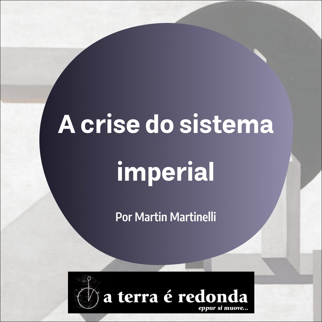 A crise do sistema imperial
Por Martin Martinelli

Comentário sobre o livro, recém-lançado, de Claudio Katz.

aterraeredonda.com.br/a-crise-do-sis…

#aterraéredonda #MartinMartinelli #ClaudioKatz