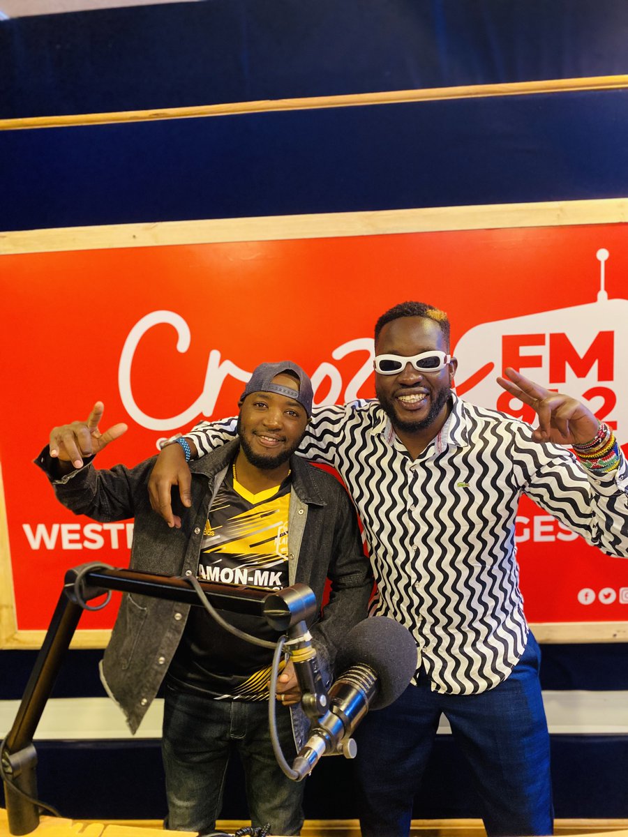 912CroozeFM's tweet photo. Okay Guys it’s #TGIF on your radio with the boys @BelgaLive1997  and @DeejayEmma_Cfm 

Where are you catching the vibes from!?

#EndMonthEdition powered by @tuskerlite256 https://t.co/H2sKrtEiVp