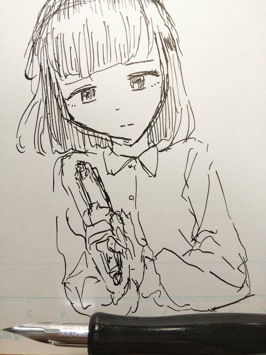 NIKKO G Pointed Nib
ペン練習 