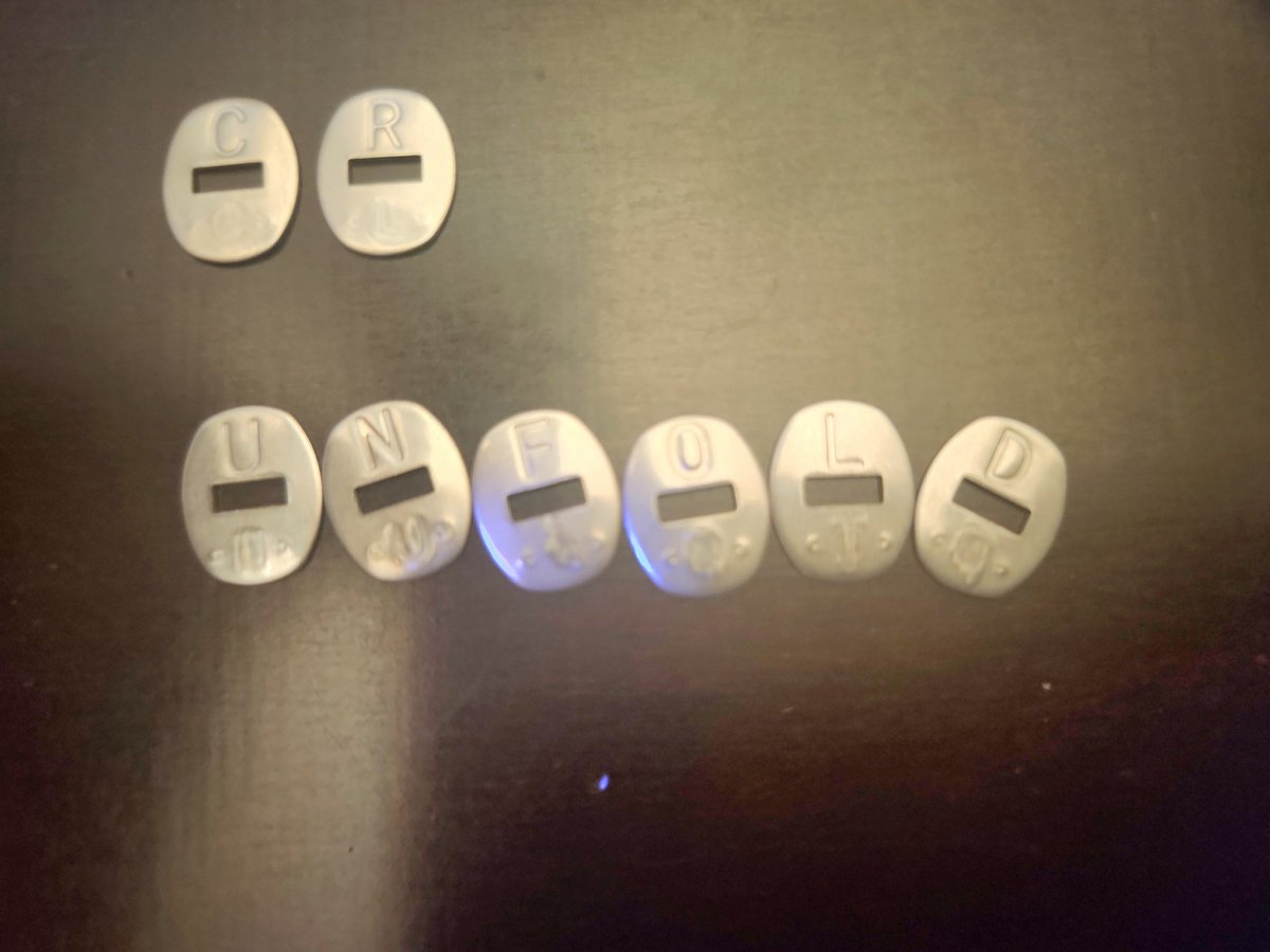 Paralelni_polis's tweet photo. If you're at #HCPP23, come try your and win @cryptosteel !
Come to hacktivation Hub, guess a right word from the seed phrase for a chance to win new #cryptosteel capsule.
(The first correctly guessed word in UNFOLD.) https://t.co/ZWeL63fwjA