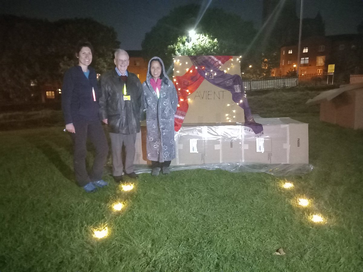 WhitechapelLiv's tweet photo. Here’s the team from our main event sponsors @AvientCorp – their support means that every penny our fundraisers raise goes to help #endhomelessness for people in our city #LiverpoolSleepout https://t.co/AAomuRu2D3