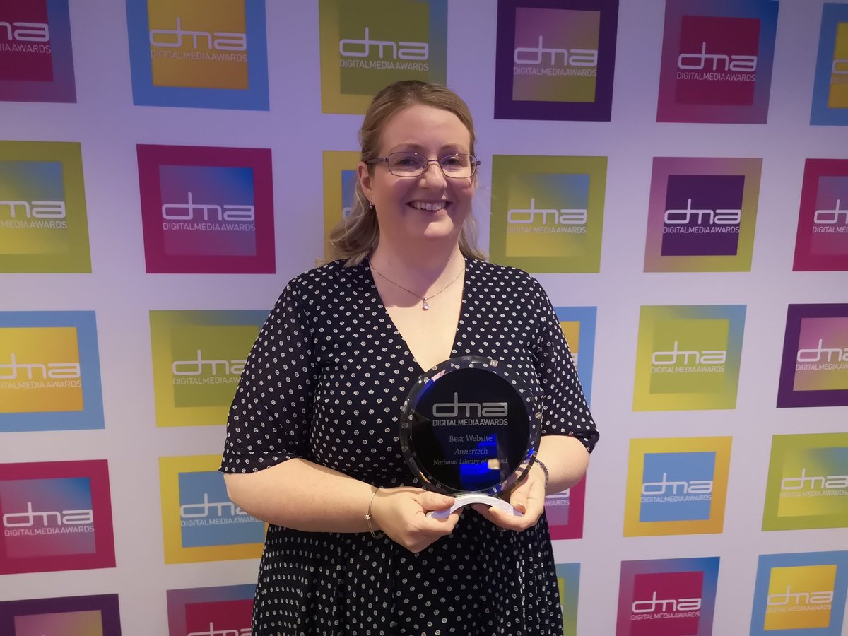 annertech's tweet image. Delighted to have won Best Website at #dma3023 for the work we did with @NLIreland and @bigO_agency 🎉