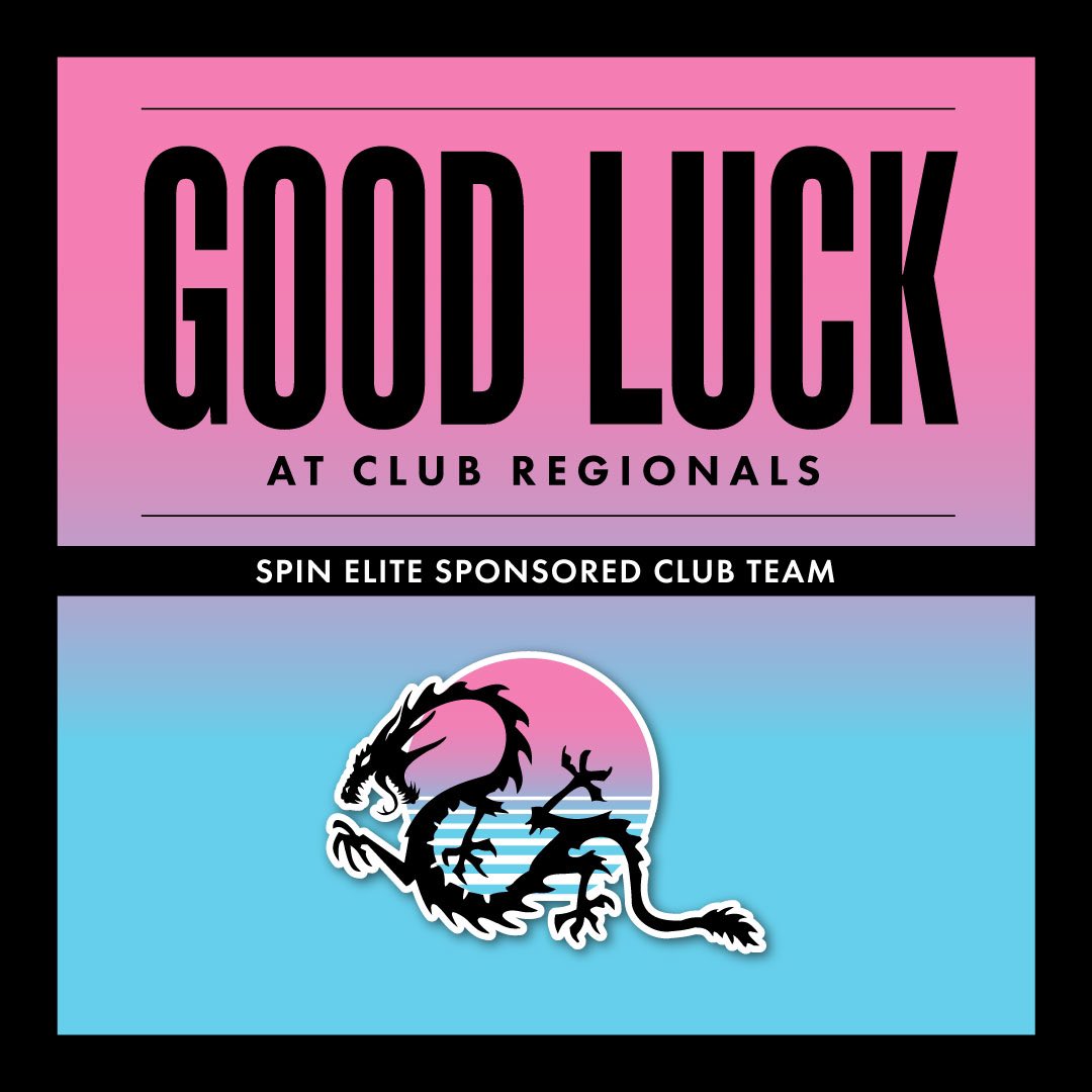 SpinUltimate's tweet photo. GOOD LUCK to our sponsored club teams who are competing at regionals this weekend!! 🎉🤠 go slay 

@PhillyAMP | @dragNthrust 

•
•
#goodluck #clubultimate #ultimate #frisbee #ultimatefrisbee #spin #club #regionals #usau #yay https://t.co/BXNDiugxVj