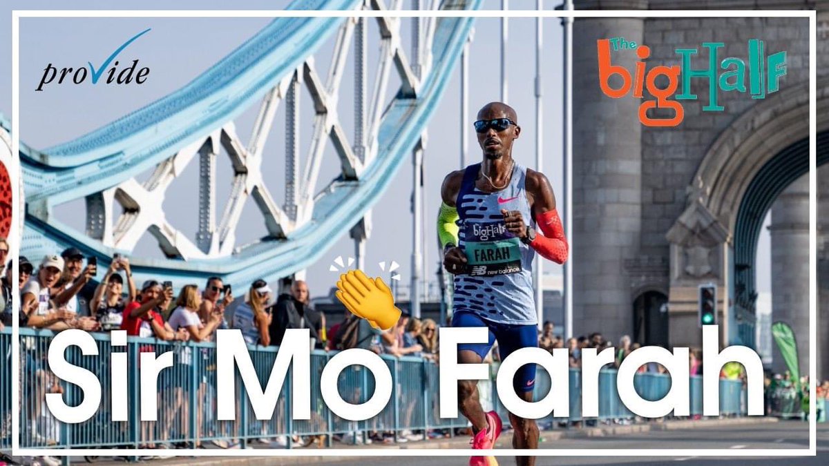 📢SIR MO FARAH APPRECIATION POST! 🙌

#TeamProvide were honoured to support The Big Half Marathon on 03 September, serving as the legendary Sir Mo Farah's last home race, bringing an end to a glittering career that included 4 Olympic Games gold medals &amp; 6 World Championships!