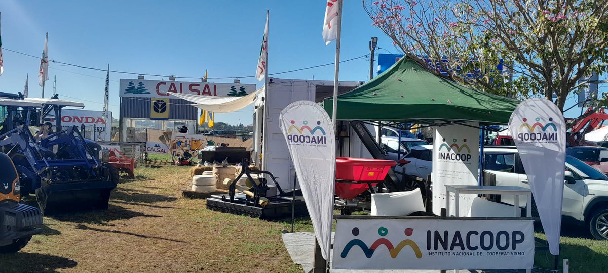 Atención, Salto‼️
Hasta este domingo 1° de octubre se realiza la #ExpoSalto ☀️

Como todos los años, se puede visitar el stand de nuestra socia <a href="/CALSAL1/">CALSAL</a>, que es compartido con <a href="/inacoop/">INACOOP Uruguay</a> 

▶️Una oportunidad para conocer la cooperativa agraria que con 67 años es emblema de Salto
