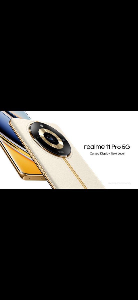 The Realme 11 Pro on the rear packs a dual camera setup featuring a 100-megapixel primary camera.  #realme11ProSeries5G