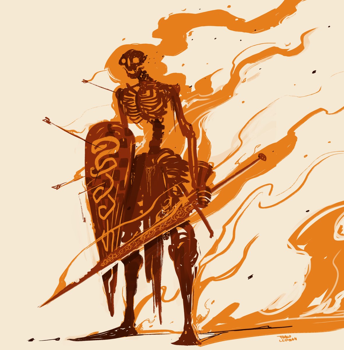 「done in 10 MINUTES without reference or 」|Thiago Lehmann (2Minds)のイラスト