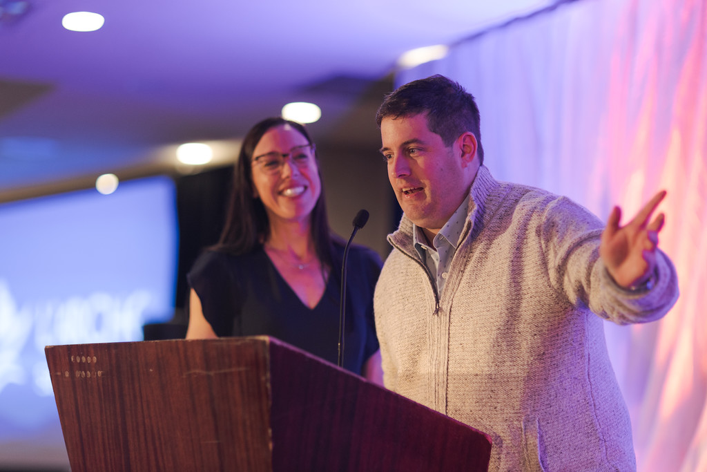 larchesj's tweet photo. 🎉 Grateful for the support at our sold-out #BuildingCommunityLSJ event on Sept 27! 400+ leaders celebrated #LarcheSaintJohn's mission of inclusion & community. Congrats to our Spirit of L'Arche awardees! Read more:https://t.co/b5eedK8KJV Thanks to our sponsors & special guests! https://t.co/Btal4SgrL2