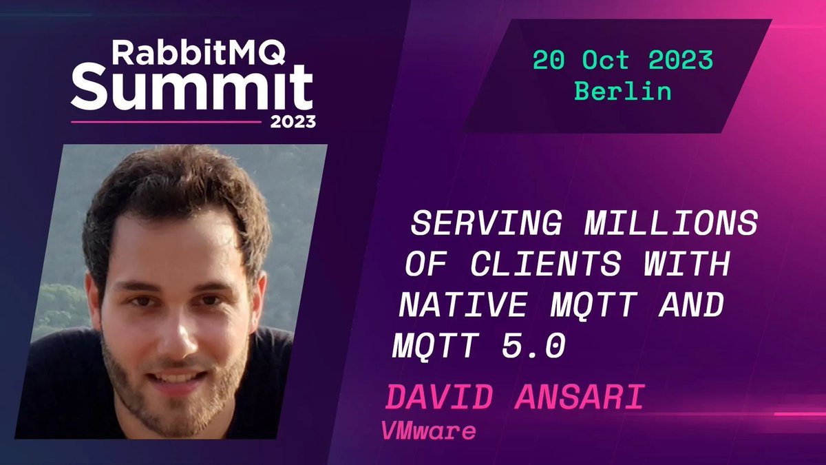 How we are making #RabbitMQ one of the leading #MQTT brokers! Exciting talk from <a href="/VMware/">VMware</a> where two key developments from the last 12 months are unveiled: Native MQTT and MQTT 5.0. Also, a glimpse at RabbitMQ's MQTT roadmap for 2024. buff.ly/40L02PE