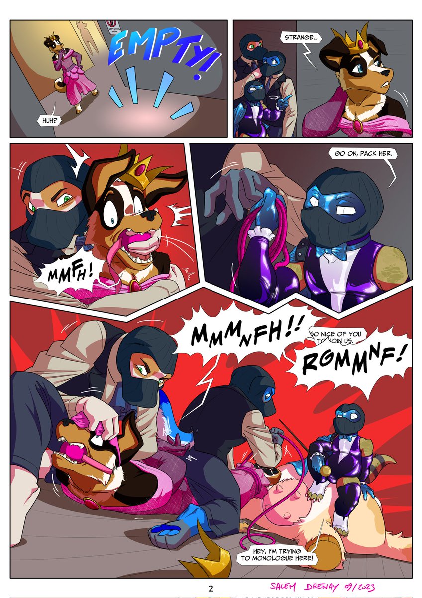 PineReese's tweet photo. Thank you for enjoying this comic. Honestly, this is one of my favorite commissions I've ever had, and perfectly encapsulates my deepest fantasy. Wannabe princess kidnappers, take note! I'm reposting all the pages together here on this thread. https://t.co/nGQmhhM6yp