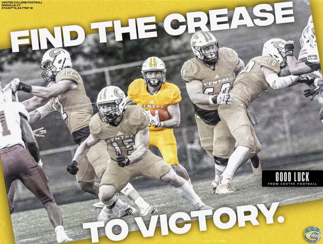 Thank you <a href="/CentreFootball/">Centre College Football</a> and <a href="/HanoverFTBL/">Hanover Football</a> for the game day love!