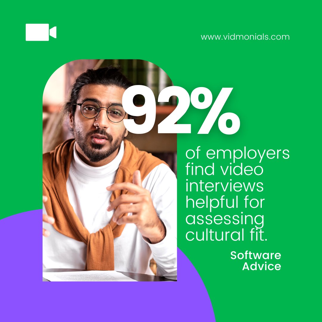 Vidmonials_'s tweet photo. Did you know?

#Vidmonials #Stats #VideoResume #ROI #Facts https://t.co/m68F4P7YQb